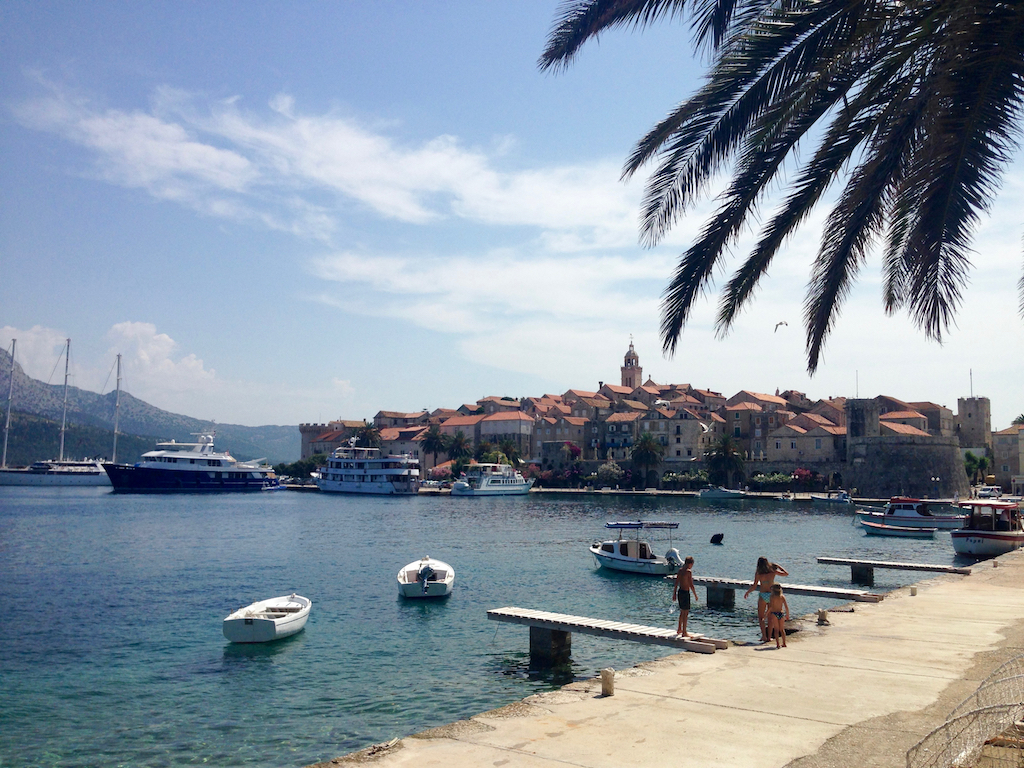 Fähre nach Dubrovnik von Korcula Kroatien