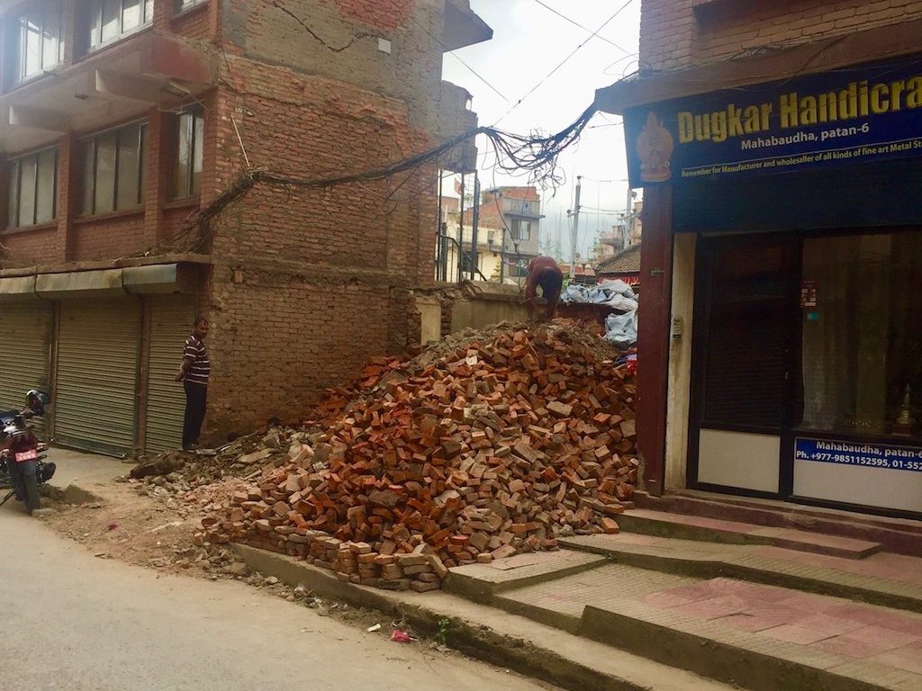 NepalErdbeben heute Patan Erdbeben Schäden in Patan