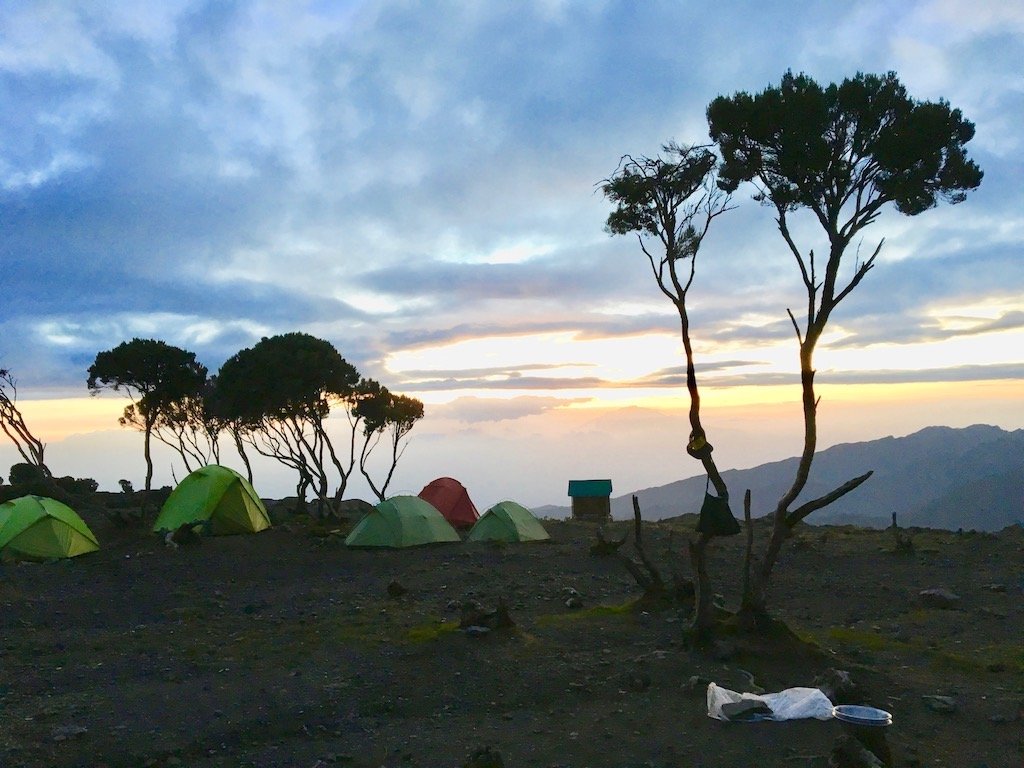 Kilimandscharo-Besteigung: Camp-Romantik im Shiva Camp