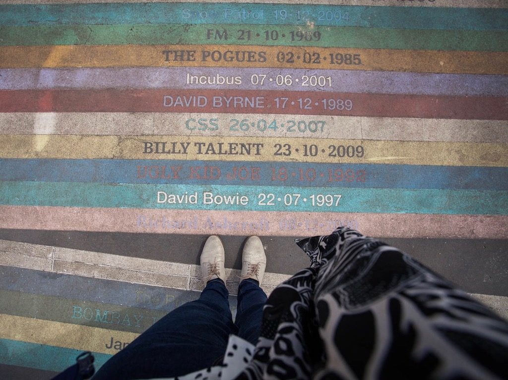 Leben in Schottland: Streetart zu Ehren der Performer des legendären Barrowlands