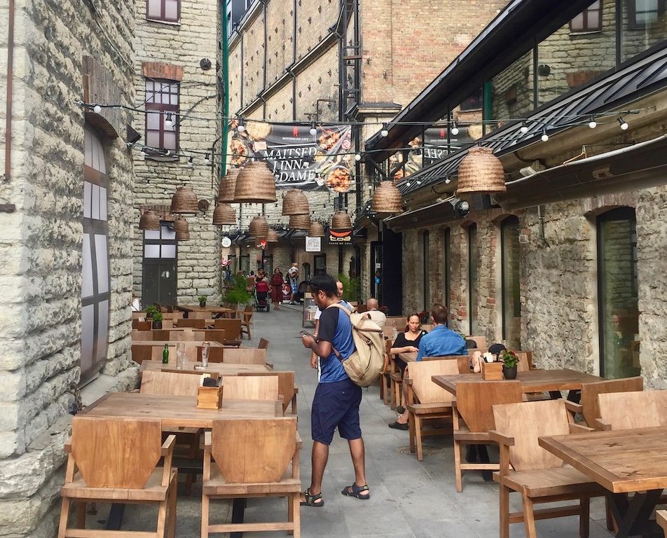 Tallinn Estland Rotermann Quartier Rotermann-Viertel im fortschrittlichen Tallinn