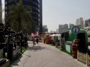 Dubai Marina Street Food Stalls