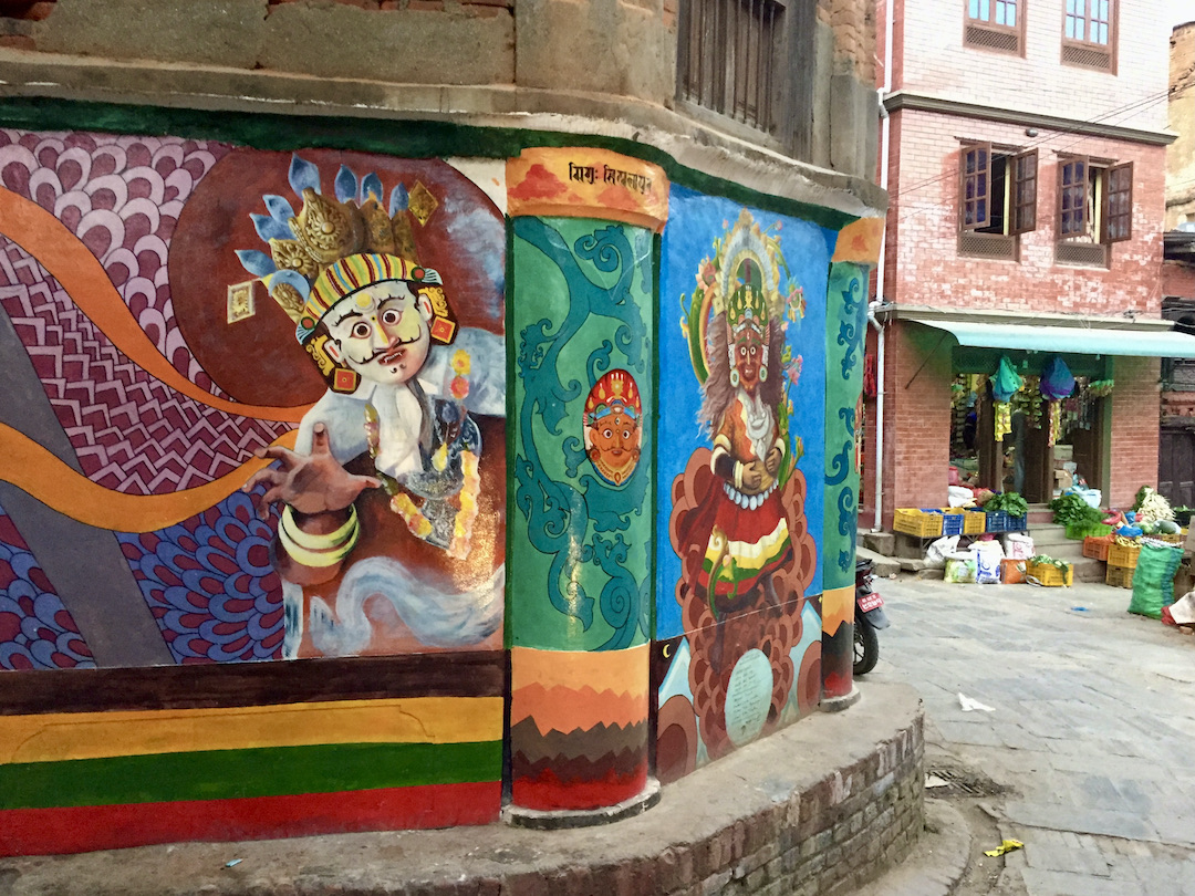 Streetart in Dhulikhel Nepal