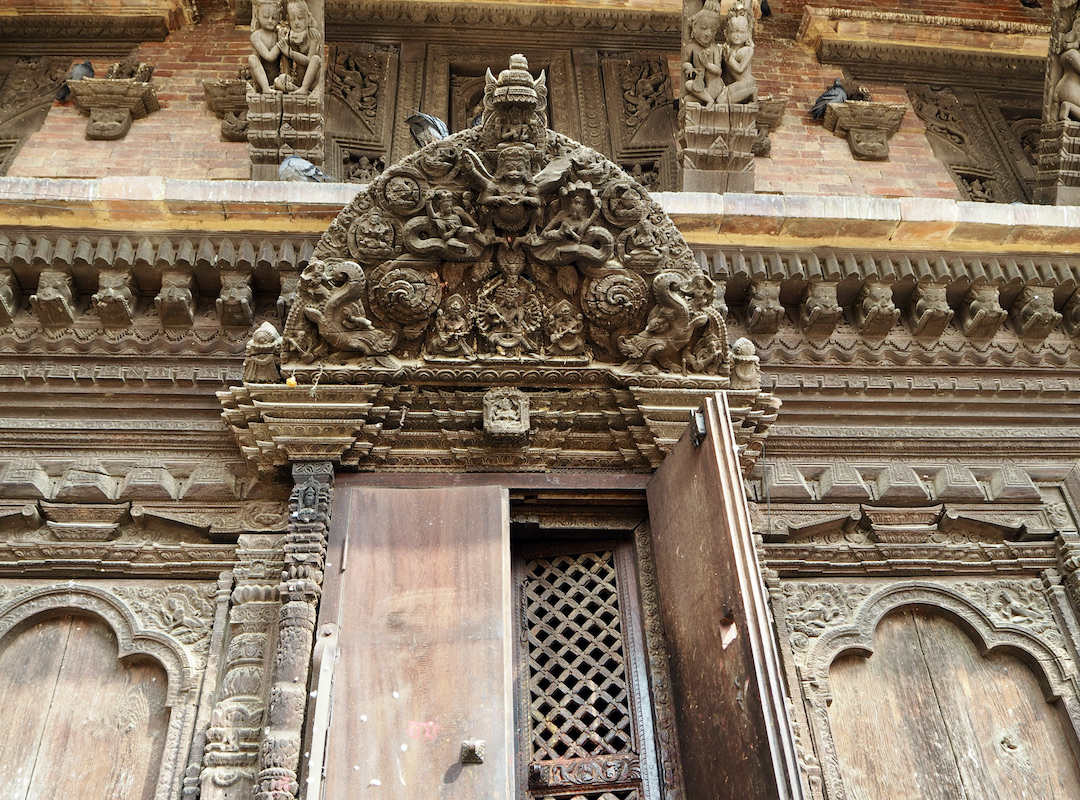 Panauti: Tür am Indreshwar Mahadev Tempel